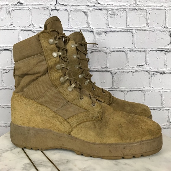 Vibram Shoes Vibram Hot Weather Army Combat Boots Khaki Coyote Size